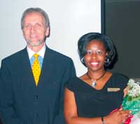 Dr. Steve Taylor and Freda Allen