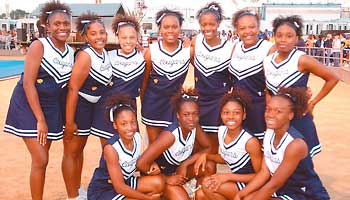 Goldsboro High junior varsity cheerleaders