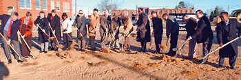 Ground breaking for new City Hall annex