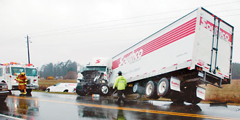 Wreck on U.S. 13