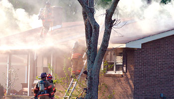 House fire in Shaw Court