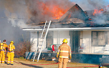 Saulston house fire