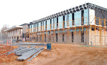 Mount Olive College construction