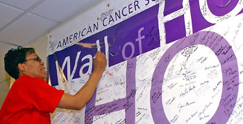 Wall of Hope at Southeastern Medical Oncology